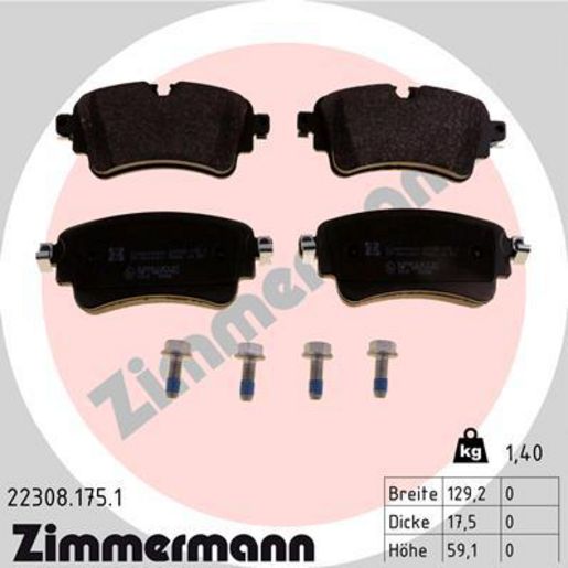 Zimmermann Brake Pad Rear Set 22308.175.1