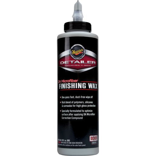 Meguiars DA Microfibre Finishing Wax 473mL D30116