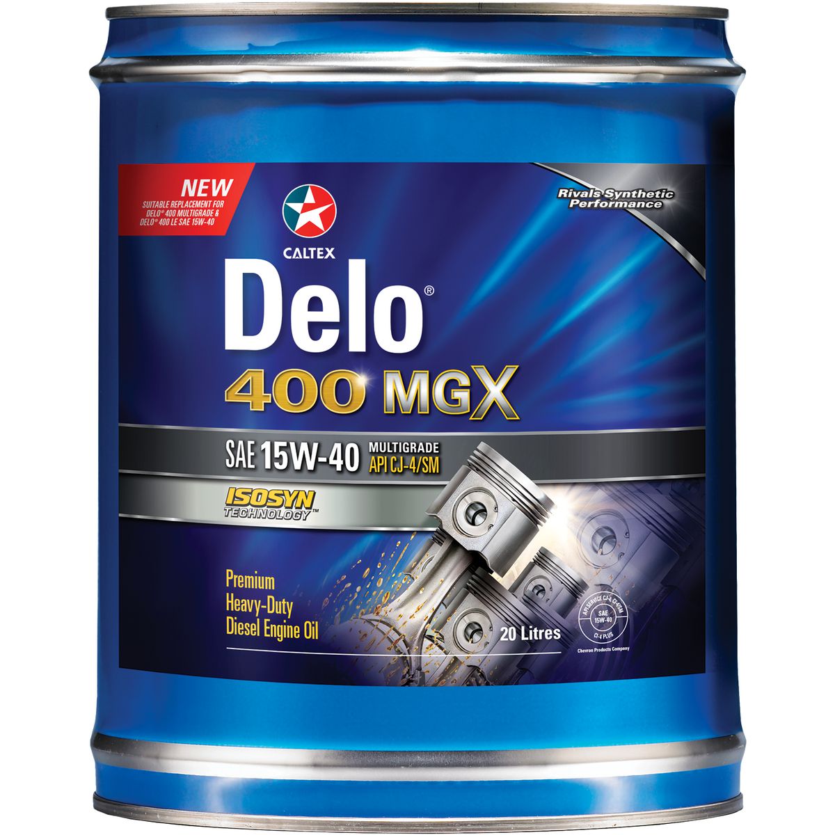 Caltex Delo 400 MGX SAE 15W-40 Engine Oil 20L 3429-220