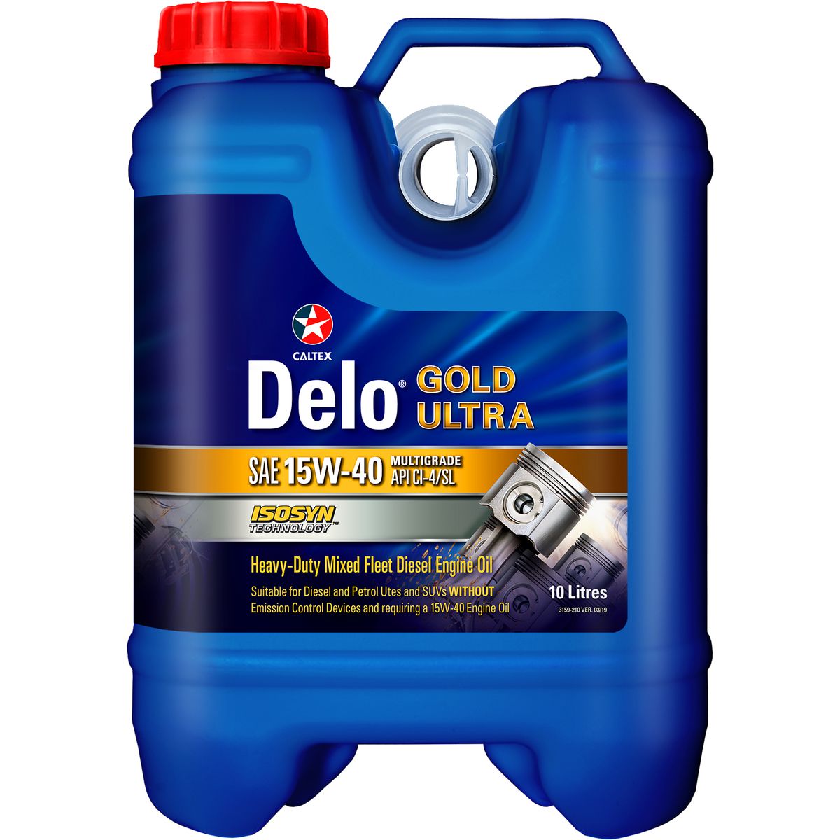 Caltex Delo Gold ULa SAE 15W-40 Engine Oil 10L 3159-210
