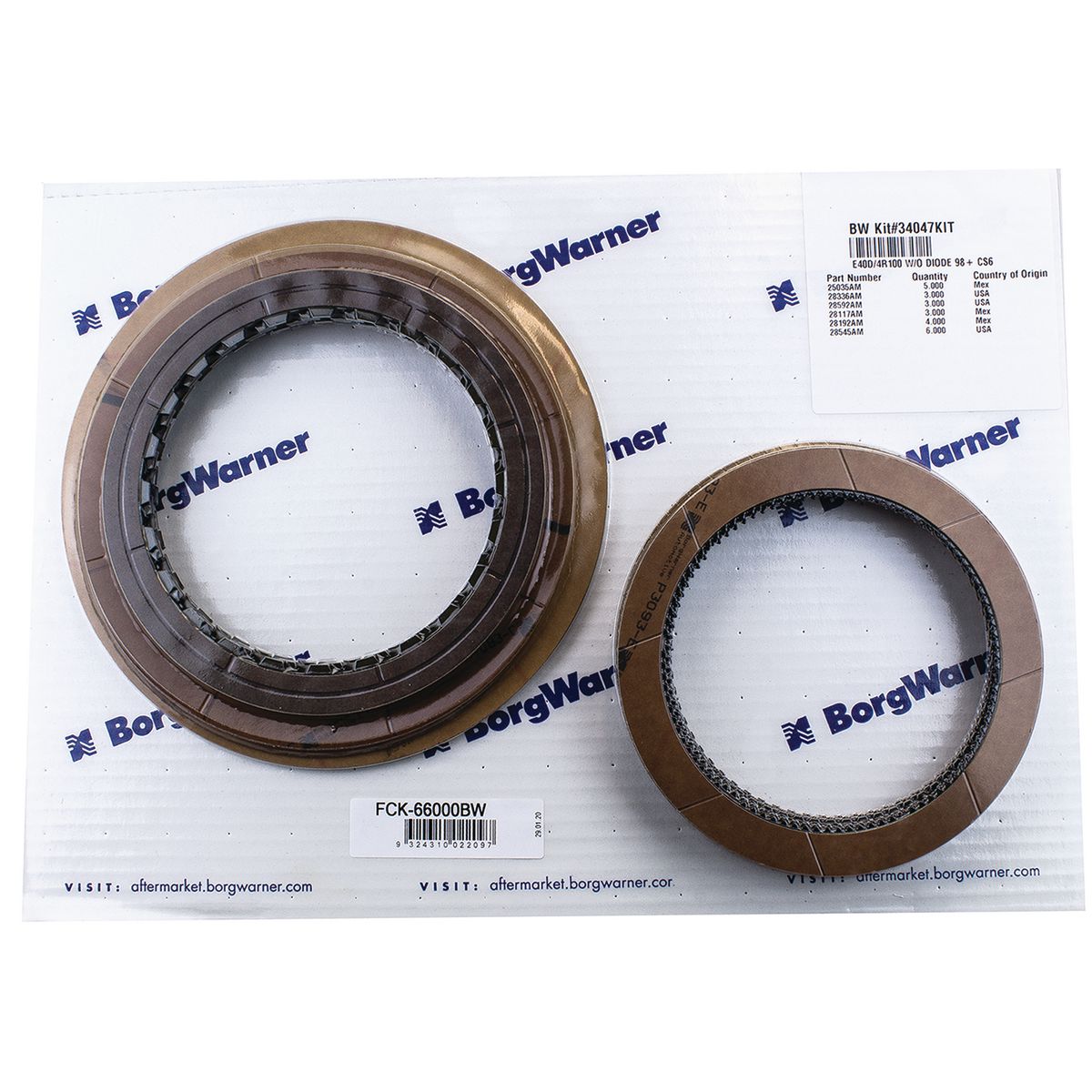 Drivetech Friction Capsule E40D/4R100 FCK-66000BW