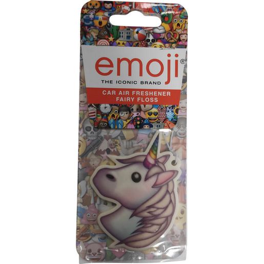 Emoji Car Air Freshener - Unicorn Fairy Floss 4802287