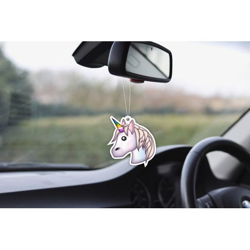 Emoji Car Air Freshener - Unicorn Fairy Floss 4802287
