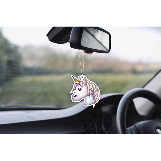 Emoji Car Air Freshener - Unicorn Fairy Floss 4802287