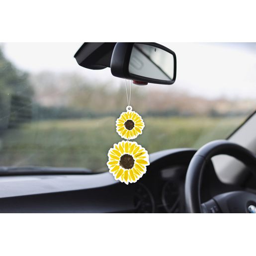 Love This Life Car Air Freshener - Sunflower Chain Vanilla Scent 4502309
