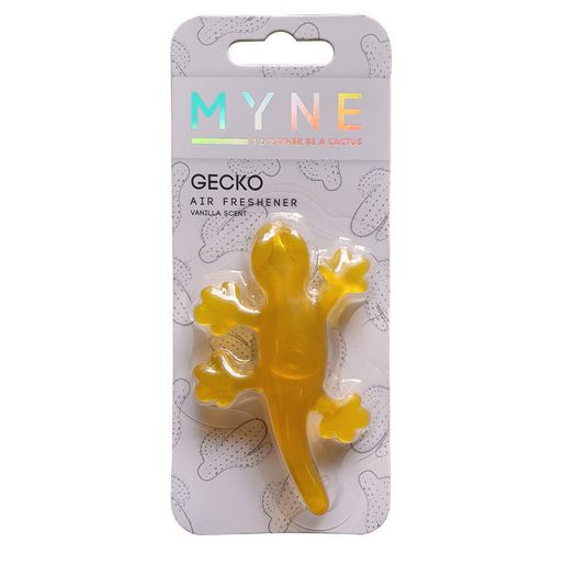 Myne Car Air Freshener - Gel Gecko Vanilla (Yellow) 4402300