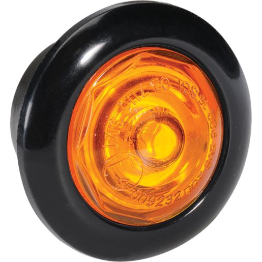Narva Model 2 LED Side Marker with Black Housing Amber 27mm 9-33V 90212BL