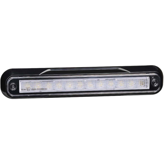Narva Model 39 LED Reverse Lamp with Black Surface Mount White 9-33V 93924BL