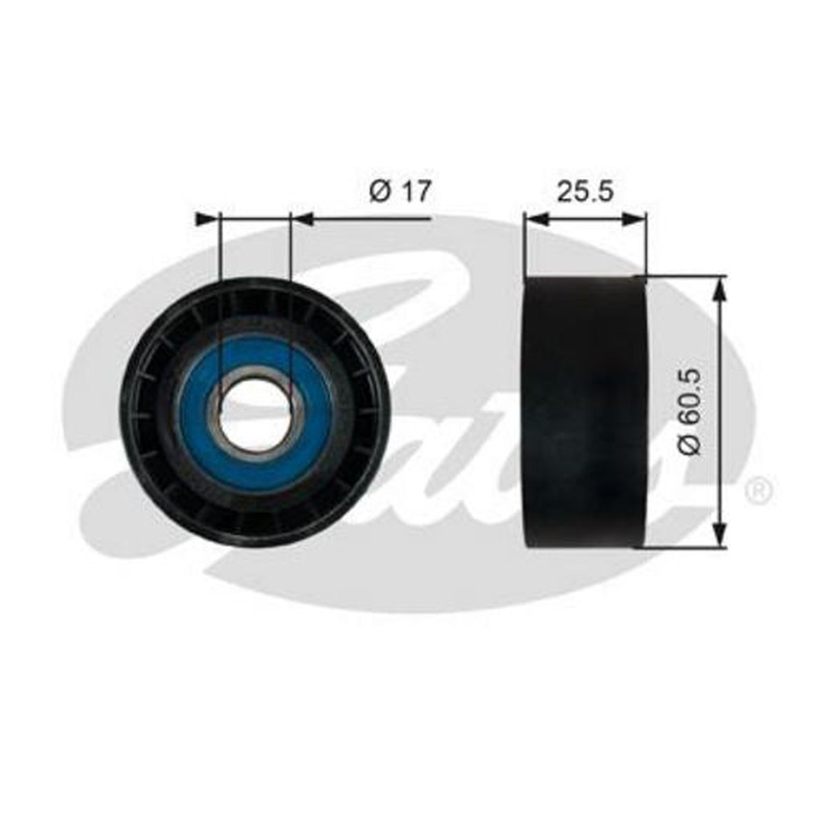 Gates ABDS Idler Pulley 36754
