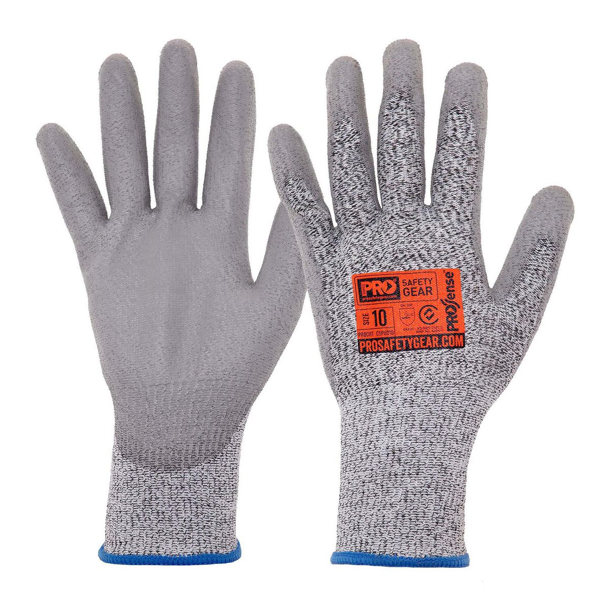 Prochoice Cut Resistant Glove Pu Palm Size 10 C5PUD10
