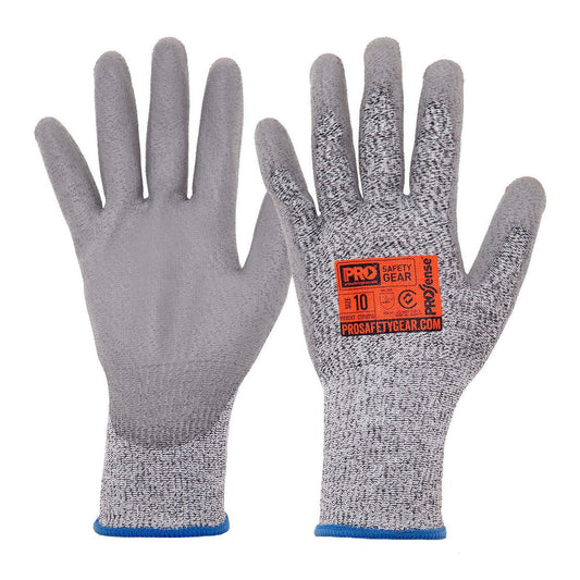 Prochoice Cut Resistant Glove Pu Palm Size 10 C5PUD10