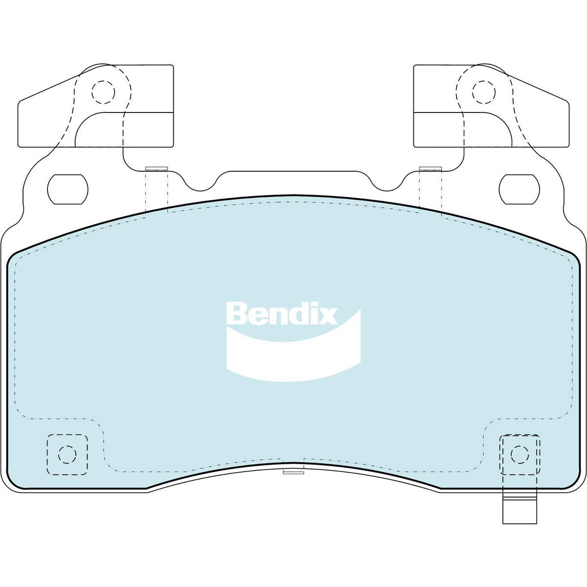 Bendix Brake Pads Set - Srt Street Road Track DB2358 SRT