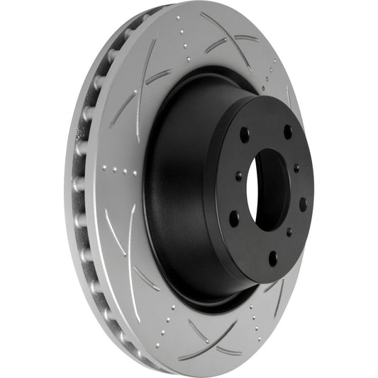 Bendix Ultimate Slotted & Dimpled Brake Rotor Single 330mm Front BR048