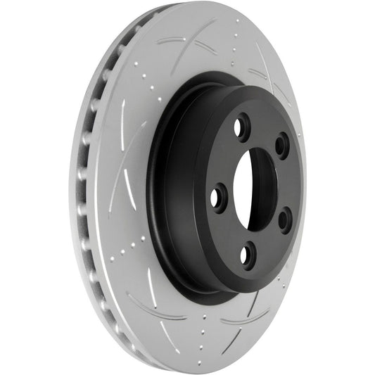 Bendix Ultimate Slotted & Dimpled Brake Rotor Single 322mm Front BR2107