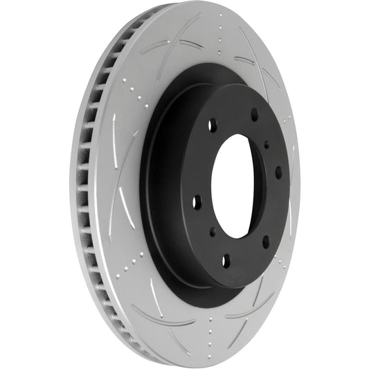 Bendix Ultimate Slotted & Dimpled Brake Rotor Single 332mm Front BR2216