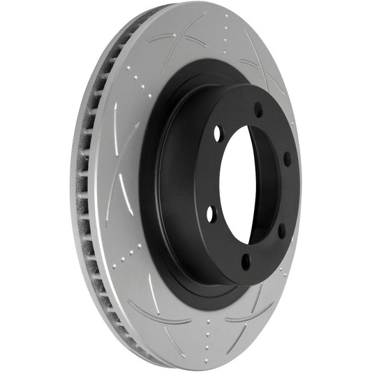 Bendix Ultimate Slotted & Dimpled Brake Rotor Single 338mm Front BR2700