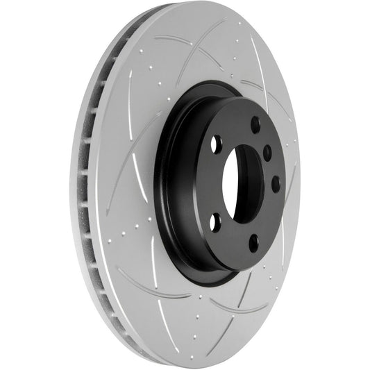 Bendix Ultimate Slotted & Dimpled Brake Rotor Single 348mm Front BR2864