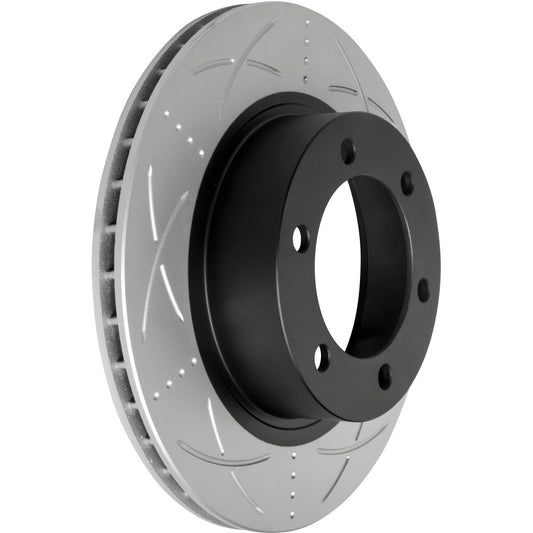 Bendix Ultimate Slotted & Dimpled Brake Rotor Single 319mm Front BR792