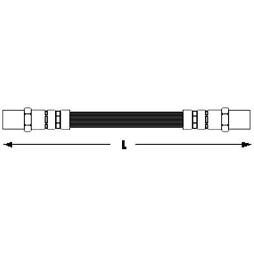 MEYLE Original Brake Hose Rear 100 611 0012