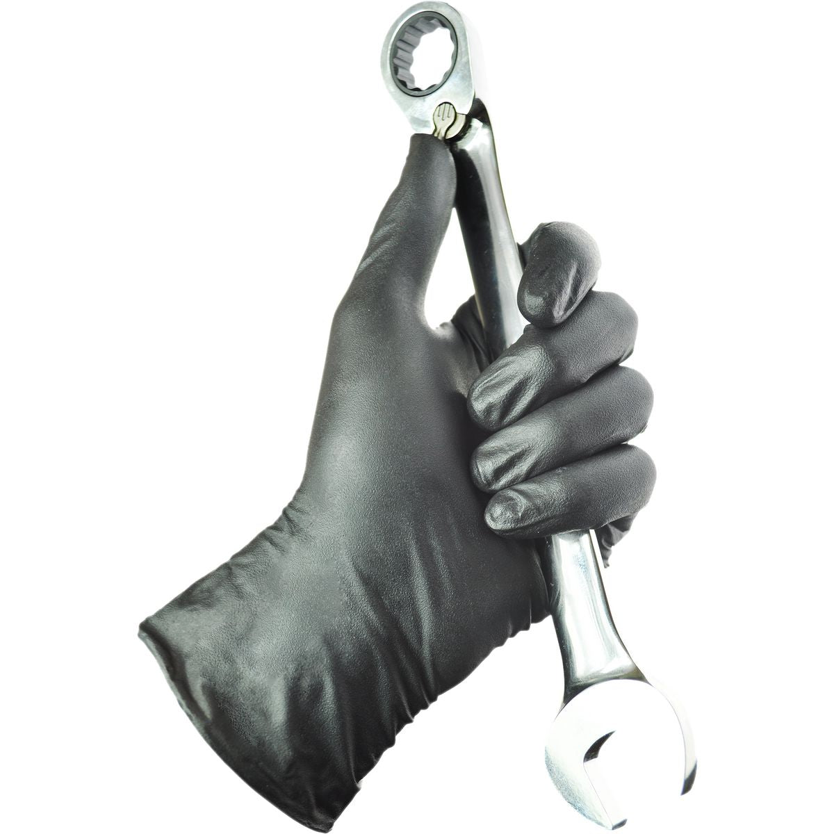 The Glove Company TGC Black Nitrile Disposable Gloves Large Box Of 100 130003