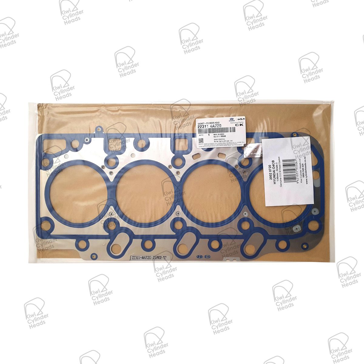 Kiwi Cylinder Heads Head Gasket 20020720