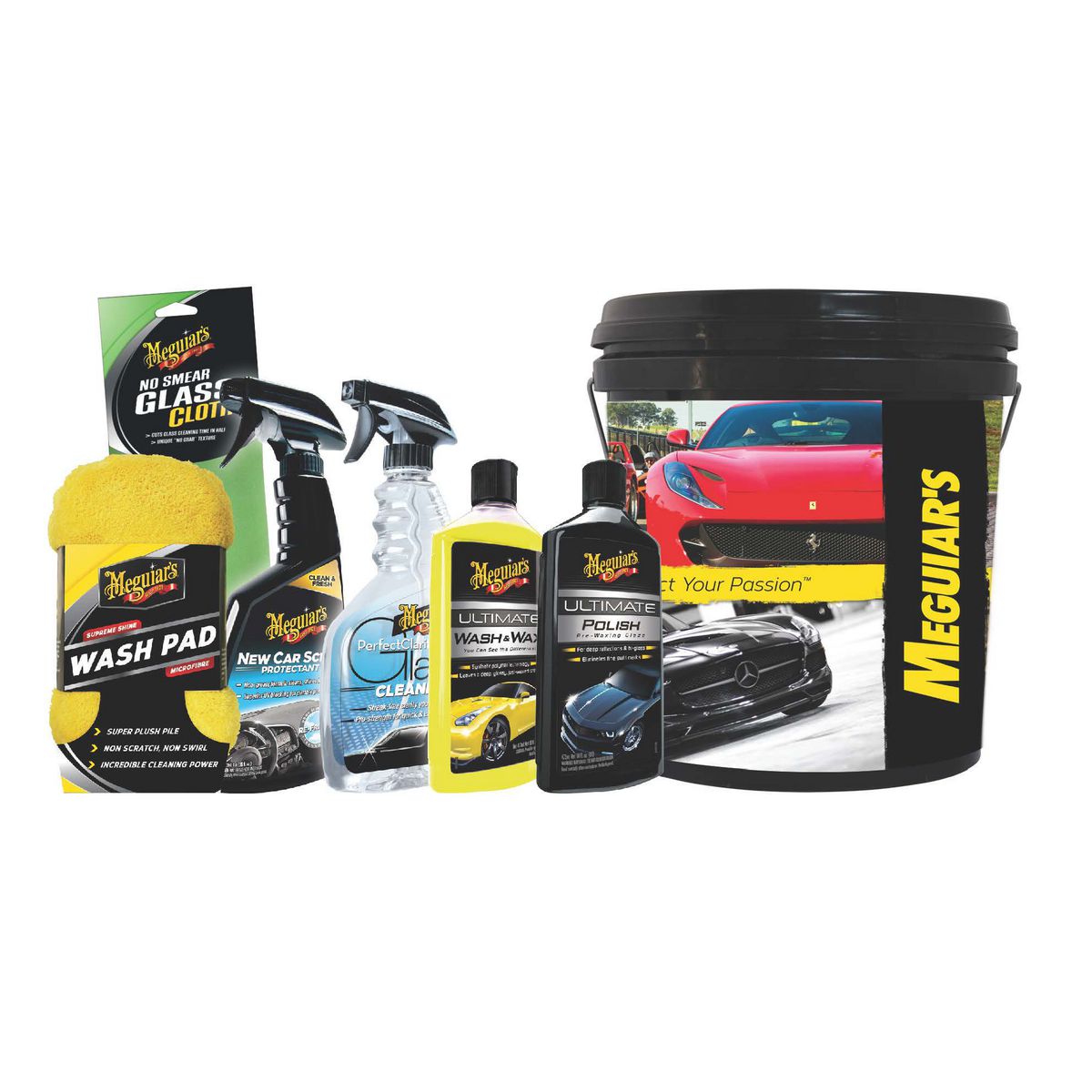 Meguiars Ultimate Shine Collectors Kit Gift Bucket G197234B