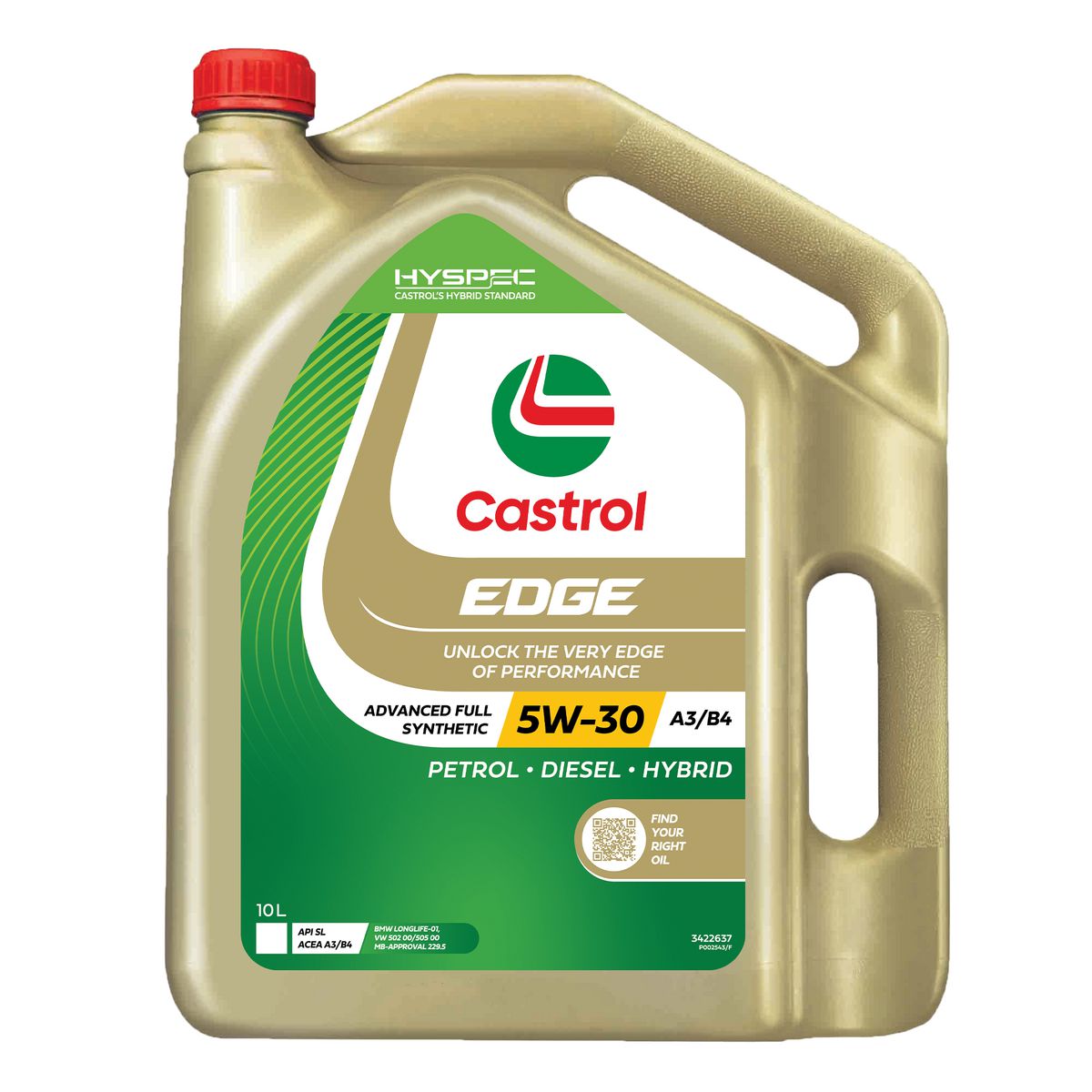 Castrol EDGE 5W-30 A3 B4 Engine Oil 10L 3422637