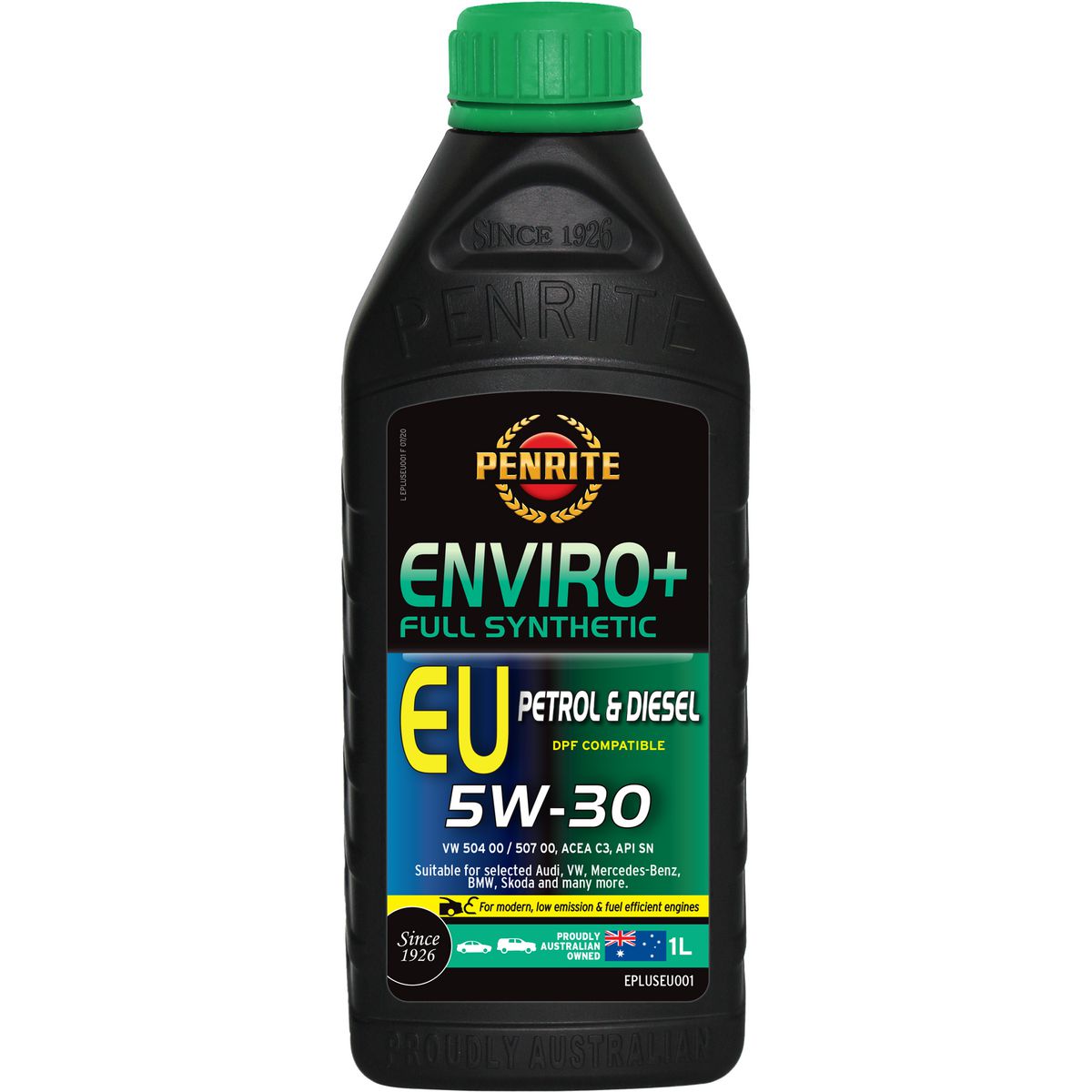 Penrite Enviro+ EU Synthetic Engine Oil 5W-30 1L EPLUSEU001
