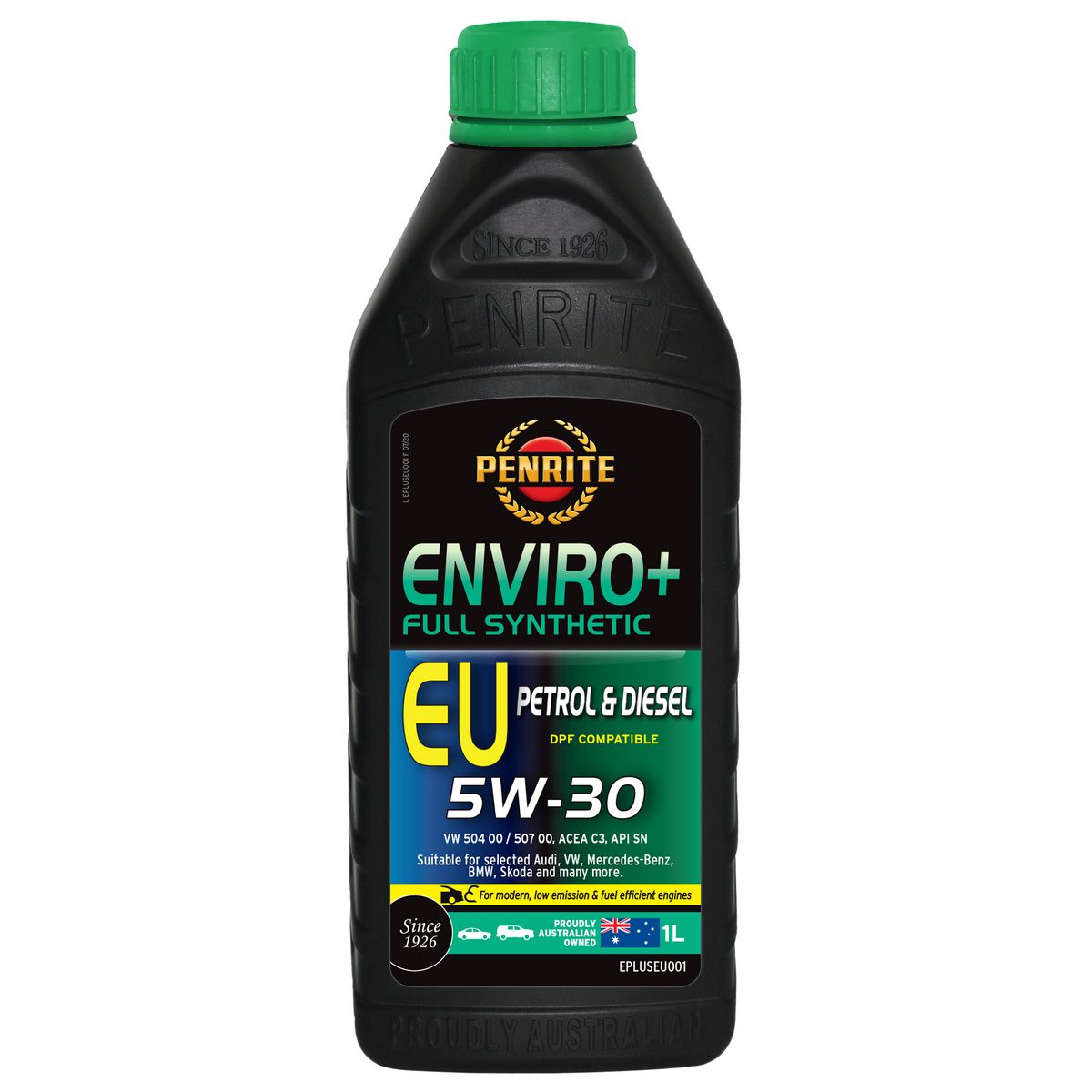Penrite Enviro+ EU Synthetic Engine Oil 5W-30 1L EPLUSEU001
