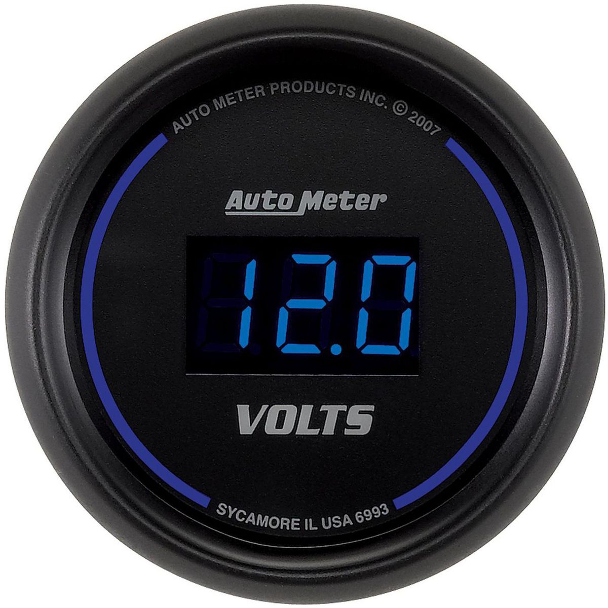 Autometer Cobalt Digital 2-1/16in Voltmeter Gauge 8-18V Electric AU6993