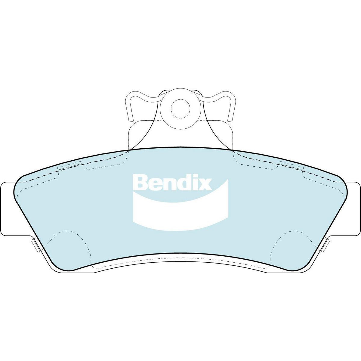 Bendix Brake Pads Set - General Ct DB2489GCT