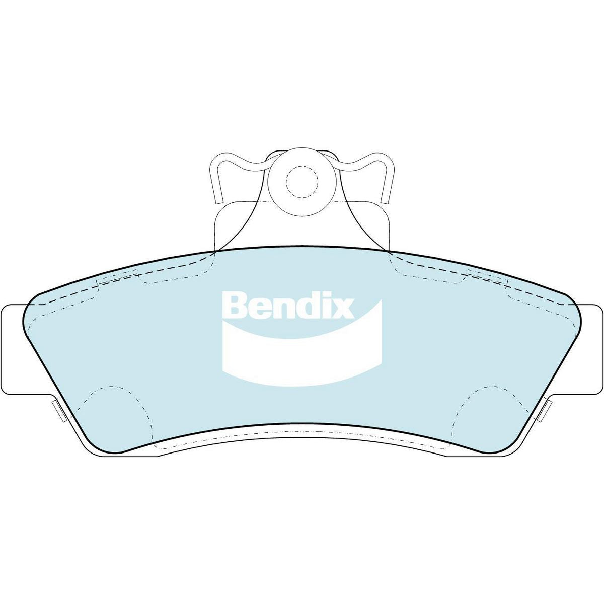 Bendix Brake Pads Set - General Ct DB2489GCT
