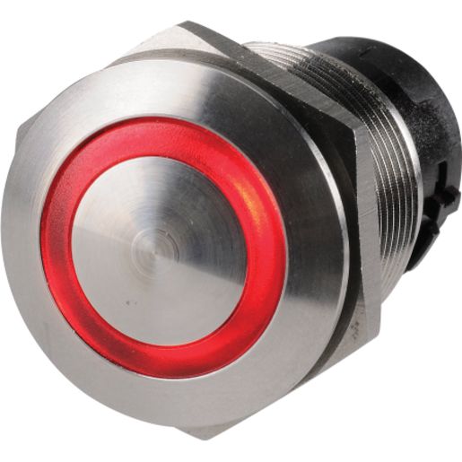 Narva LED Push Button Off/On Switch Red 39mm x 22mm (Blister 1PK) 60076BL