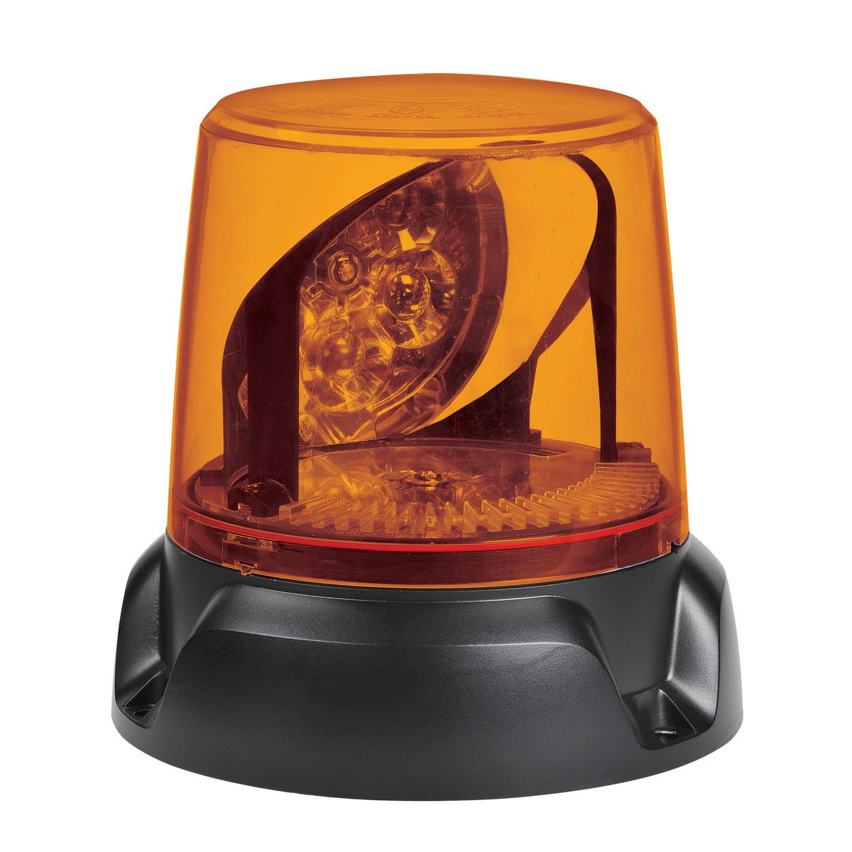 Narva LED Aeromax 12/24V Rotating Beacon 3 Bolt Mnt Amber 85470A