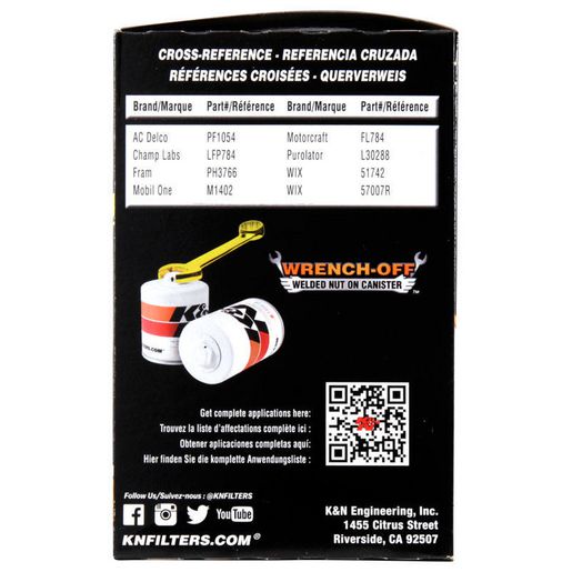 K&N Oil Filter - Racing HP-4002