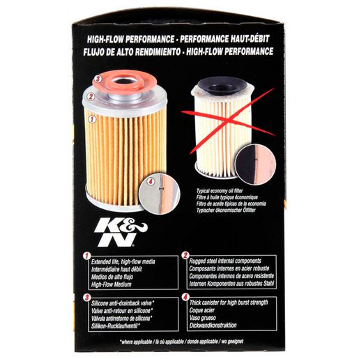 K&N Oil Filter - Racing HP-4002