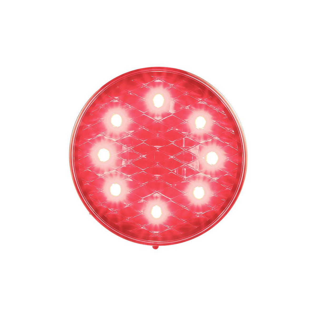 LED Autolamps Stop/Tail Round Red Lens 12V 82RB