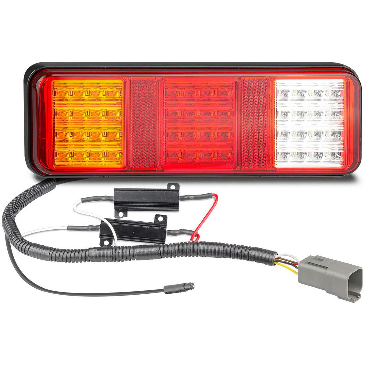LED Autolamps Stop/Tail/Indicator/Reflector/Reverse LED Light 500mm LP Cable 12V SO283ARWM2LR12