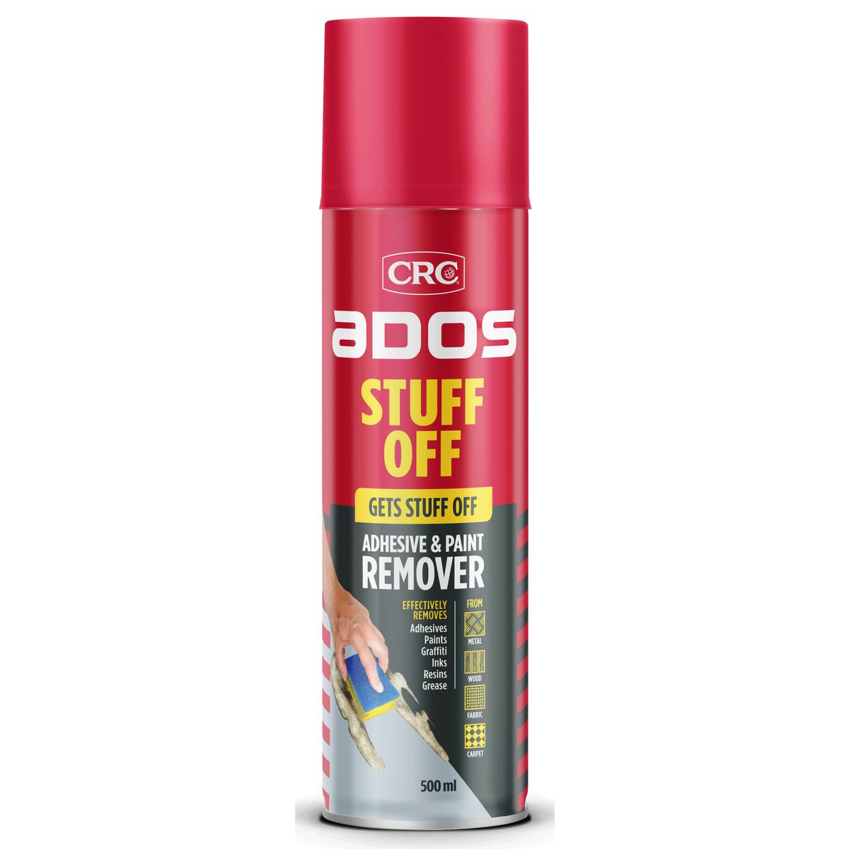 CRC ADOS Stuff Off Adhesive & Paint Remover Aerosol Spray 500ml