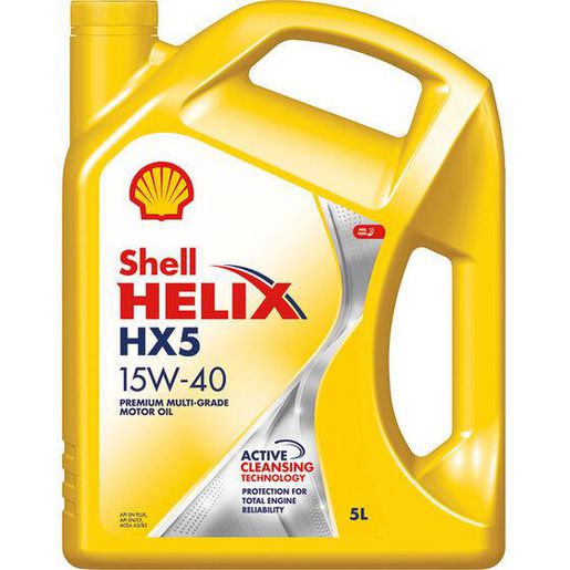 Shell Helix HX5 Engine Oil 15W40 SN+ 5L