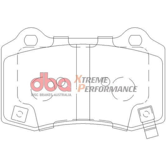 DBA Xtreme Performance Brake Pad Set Rear DB2260XP