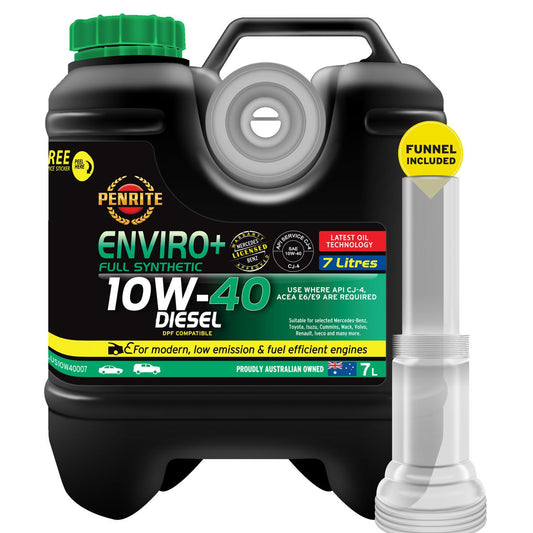 Penrite Enviro+ SAE 10W-40 Synthetic Engine Oil 7L EPLUS10W40007