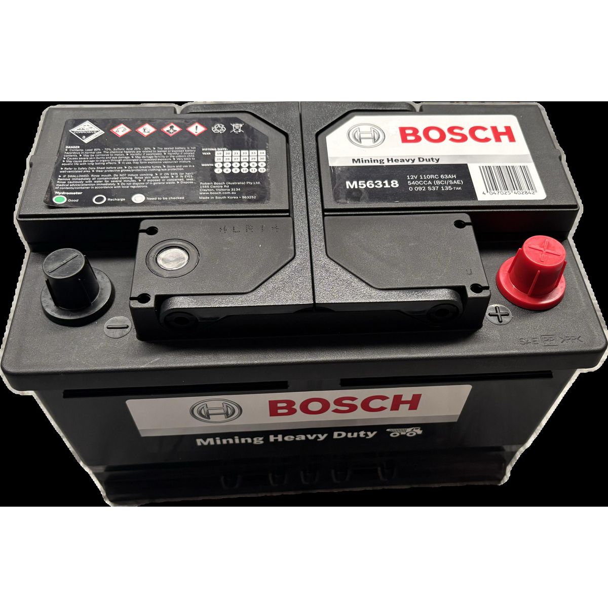 Bosch Battery Mining 12V 540Cca 16.5Kg M56318