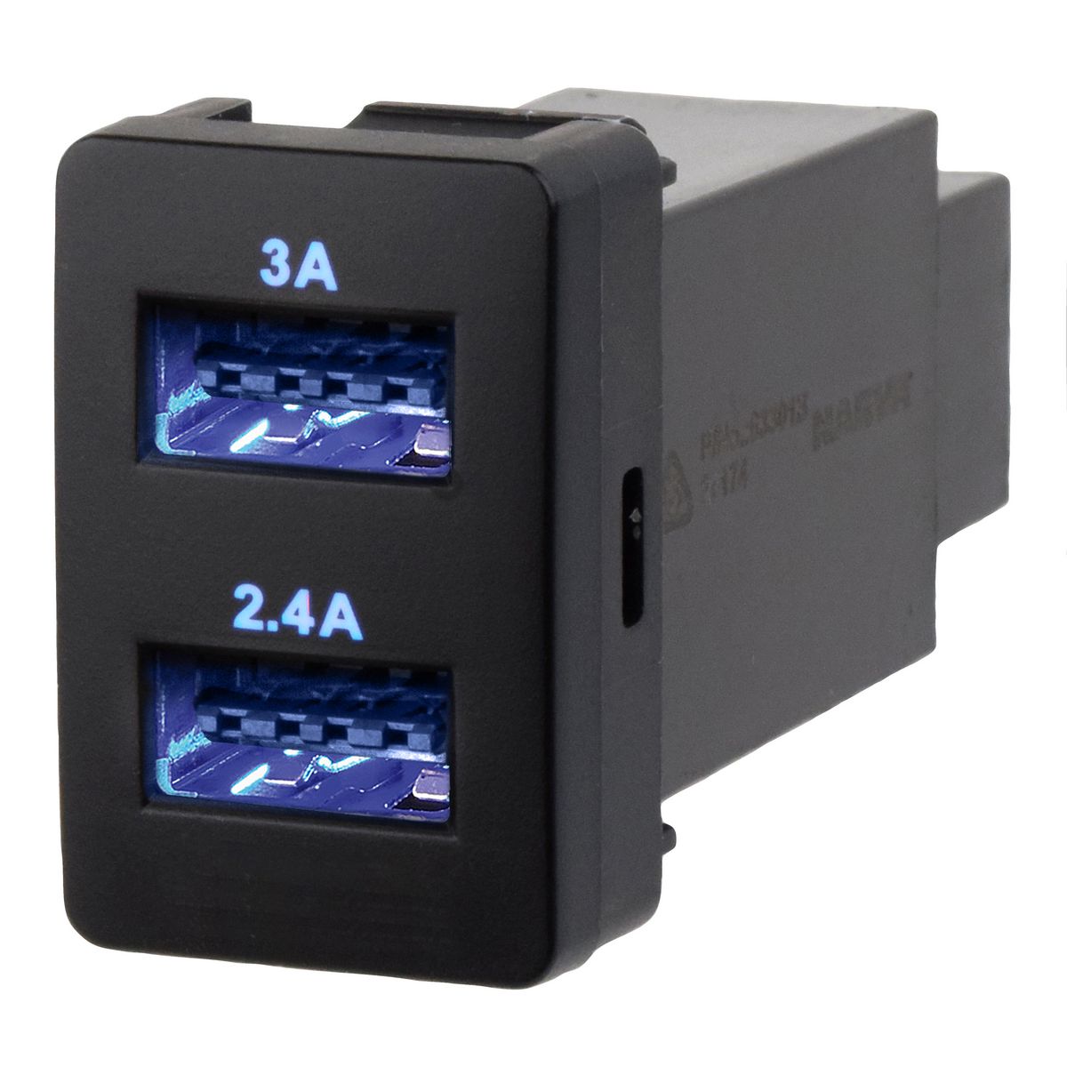 Narva OE Style Switch - 2 Port Usb, fits Toyota And Mitsubishi 63301BL