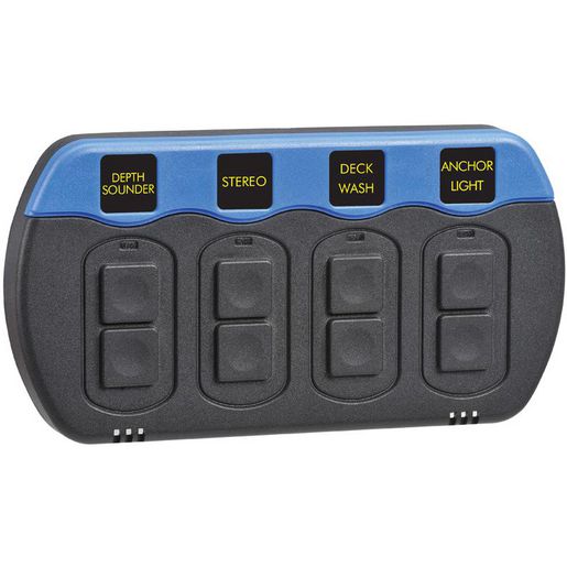 Narva Marine Waterproof Switch Panel 12-24V 63198BL