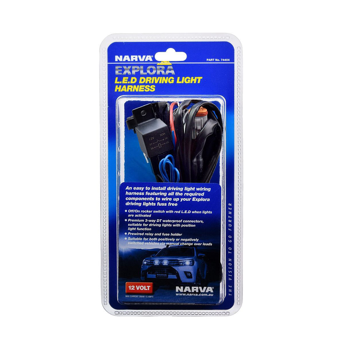 Narva 12V Explora Dvg L Harness 74404