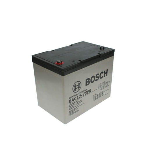 Bosch Battery 75Ah Agm Deepcycle BAC12-75FR
