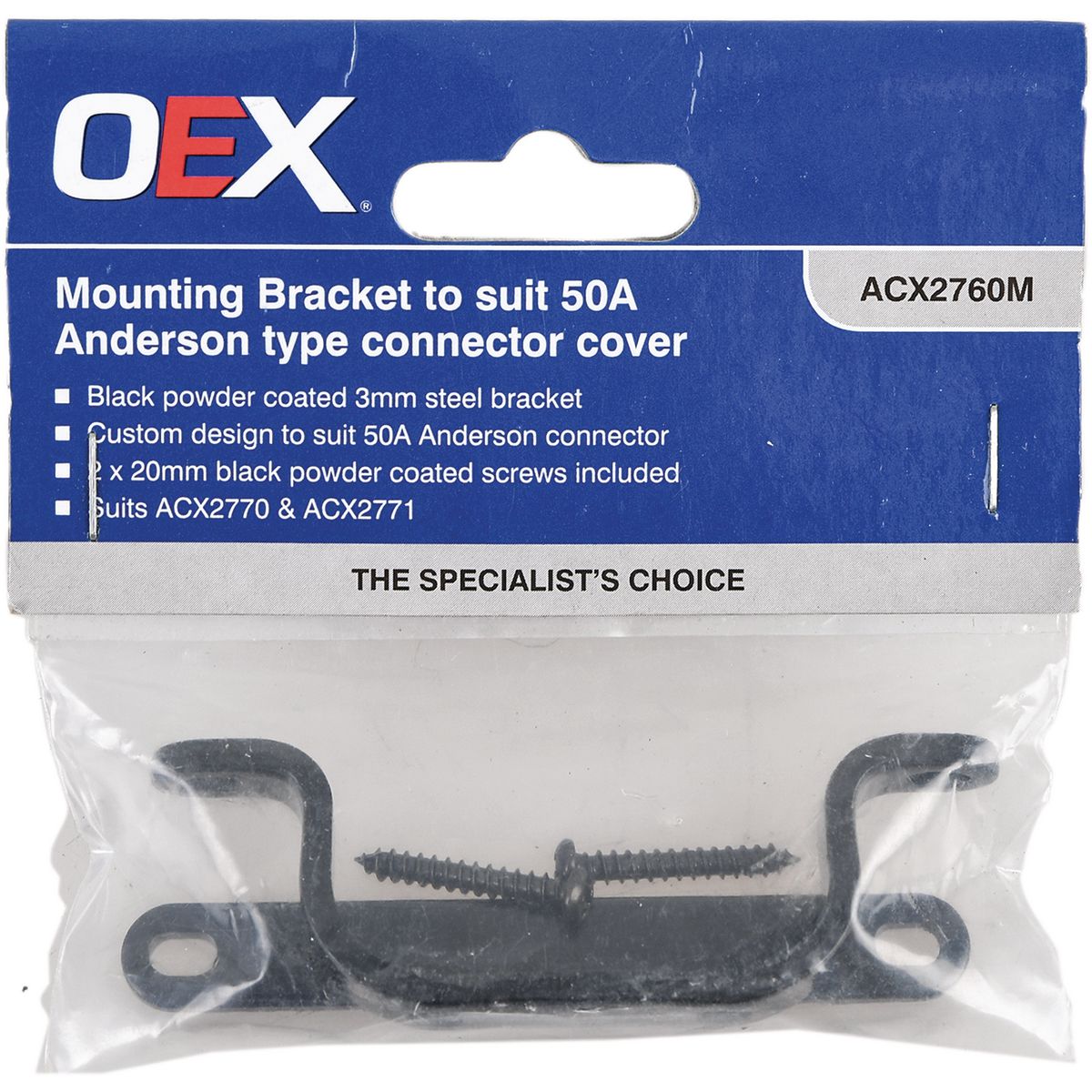 OEX Mounting Bracket fits 50A Anderson Boot ACX2760M