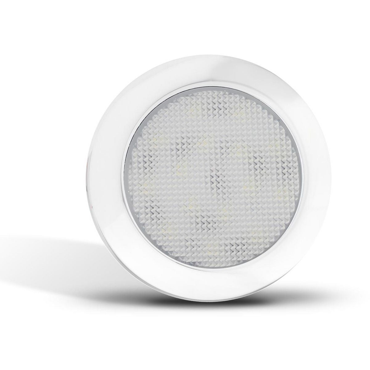 LED Autolamps Interior Lamp with Chrome Bezel  Cool White 76 x 9mm 12V 7515WB