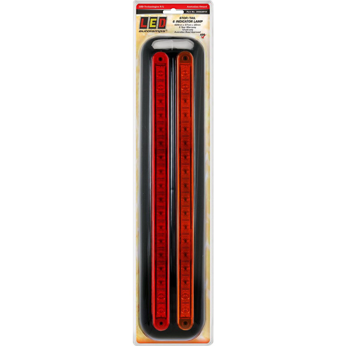 LED Autolamps Stop/Tail/Indicator LED Light 12V 380BAR12